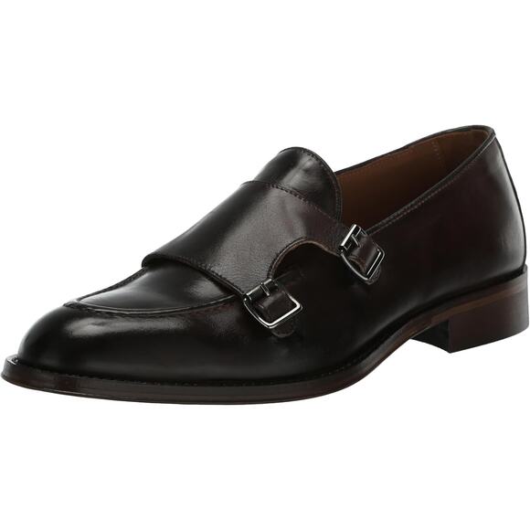 Bruno Magli Siracusa Black Leather Double Monk Dress Shoes Men’s Size 11 main image 8